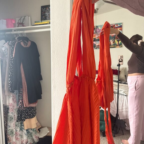 Orange Romper - Picture 3 of 3